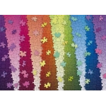 Kunterbunte Puzzleteile