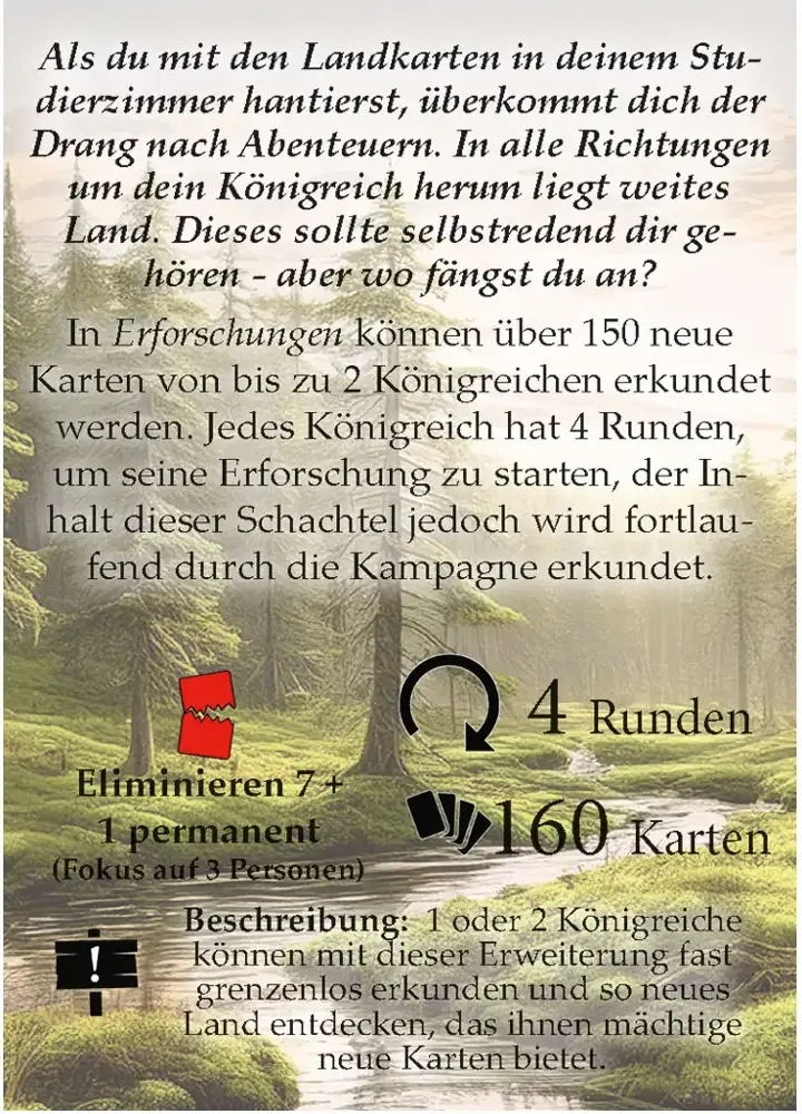 Königreich Legacy - Erforschungen Erweiterung - DE