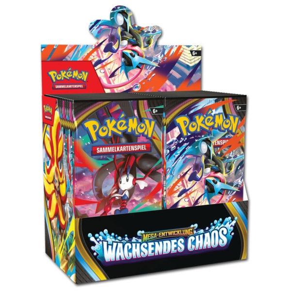 Pokémon Mega-Entwicklung: Wachsendes Chaos Booster Display - DE