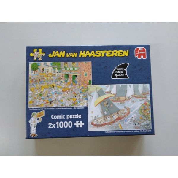 Der Käsemarkt & Die Segelregatta - Jan van Haasteren (Beschädigte Verpackung)