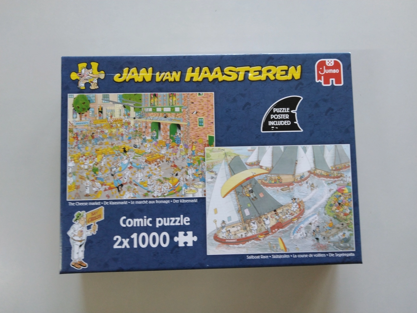 Der Käsemarkt & Die Segelregatta - Jan van Haasteren (Beschädigte Verpackung)
