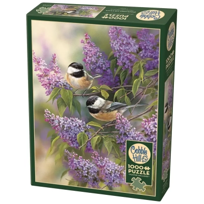 Chickadees and Lilacs - Rosemary Millette