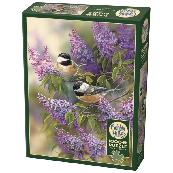 Chickadees and Lilacs - Rosemary Millette