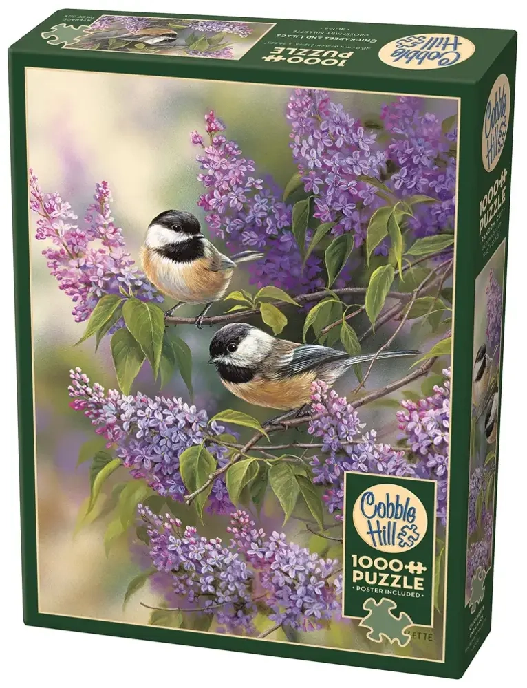 Chickadees and Lilacs - Rosemary Millette