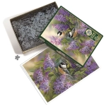 Chickadees and Lilacs - Rosemary Millette