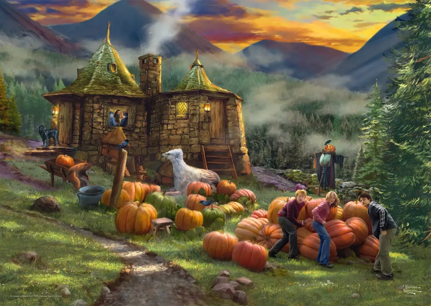 Thomas Kinkade Studios - Harry Potter - Hagrid‘s Hut, Puzzle