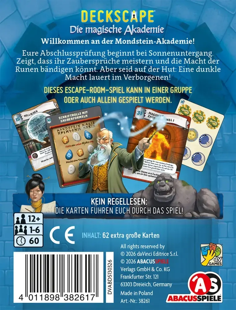 Deckscape - Die magische Akademie - DE