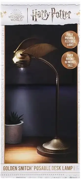 Harry Potter Golden Snitch Posable Desk Lamp
