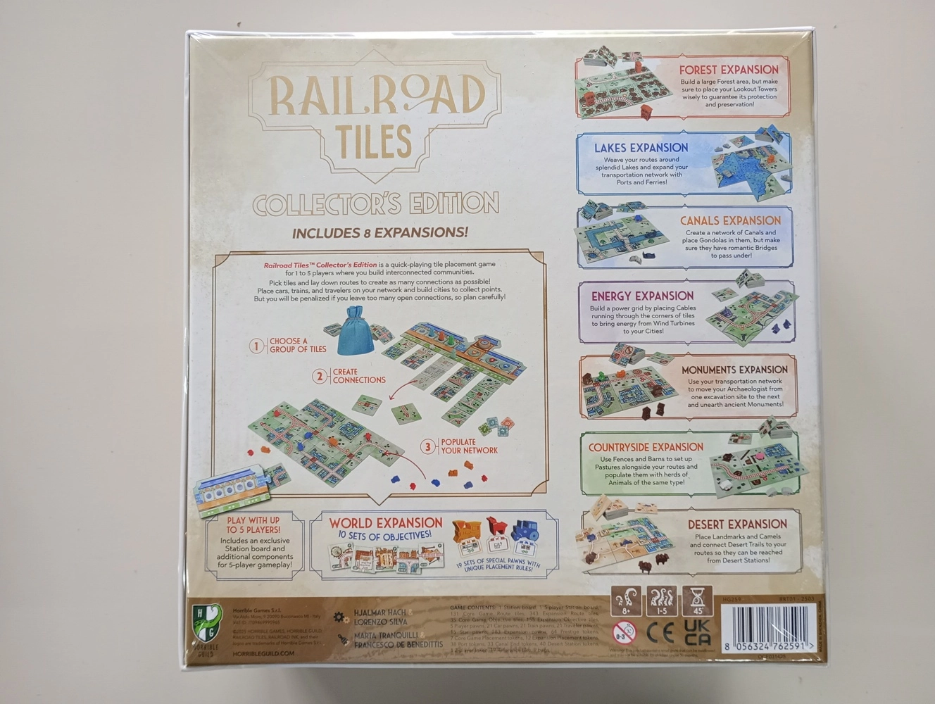 Railroad Tiles - Collectors Edition - EN (beschädigte Schachtel)