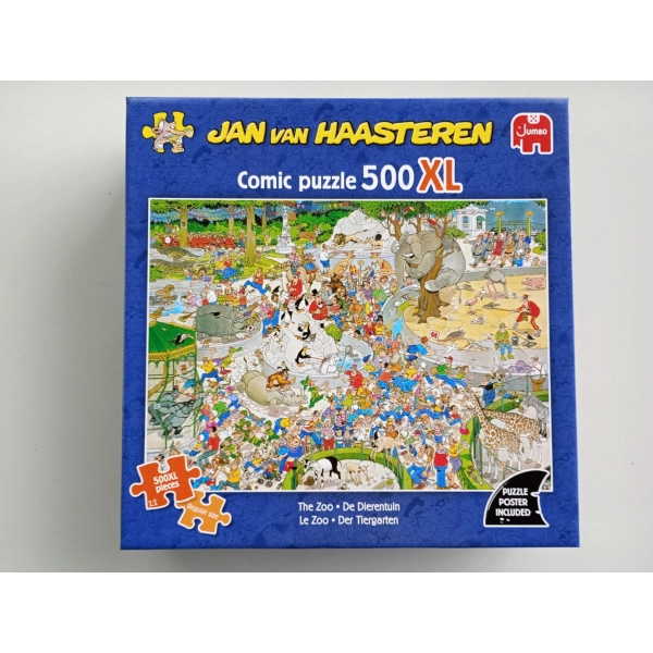 Puzzle: Der Tiergarten (Jan van Haasteren) (500 XL Teile) (Leicht eingedrückte Verpackung)
