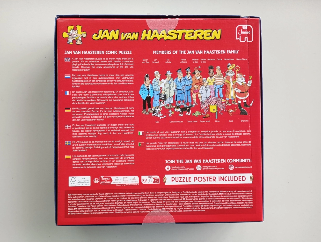 Murphys Gesetz - Jan van Haasteren (Eingedrückte Schachtel)