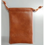 Würfelbeutel: PU-Leather-Bag Brown