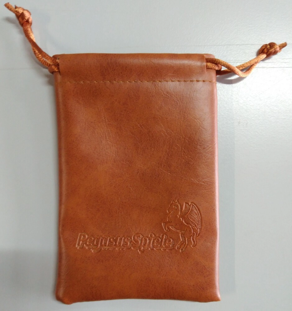 Würfelbeutel: PU-Leather-Bag Brown