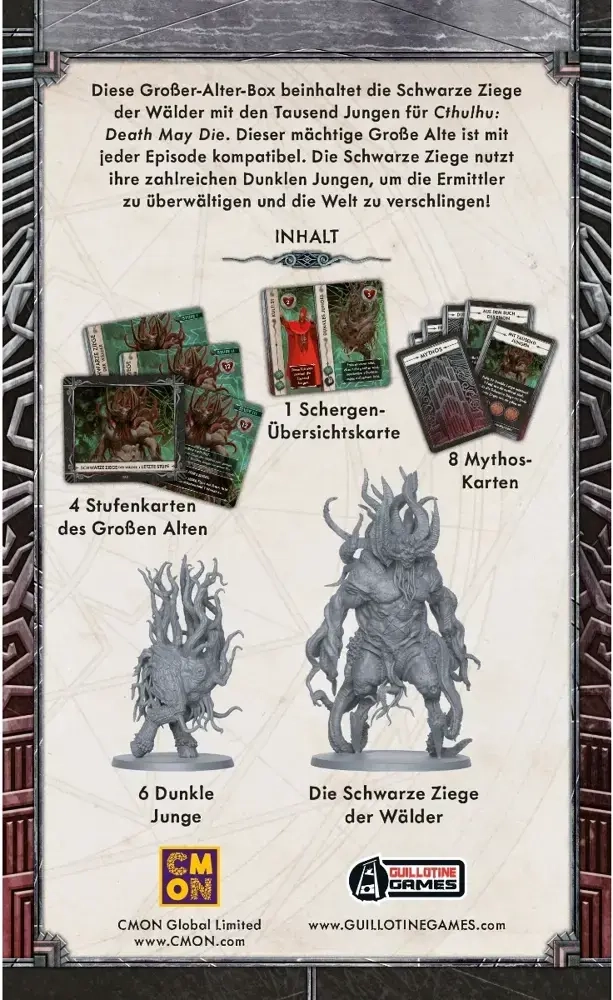 Cthulhu: Death May Die - Schwarze Ziege der Wälder - Erweiterung