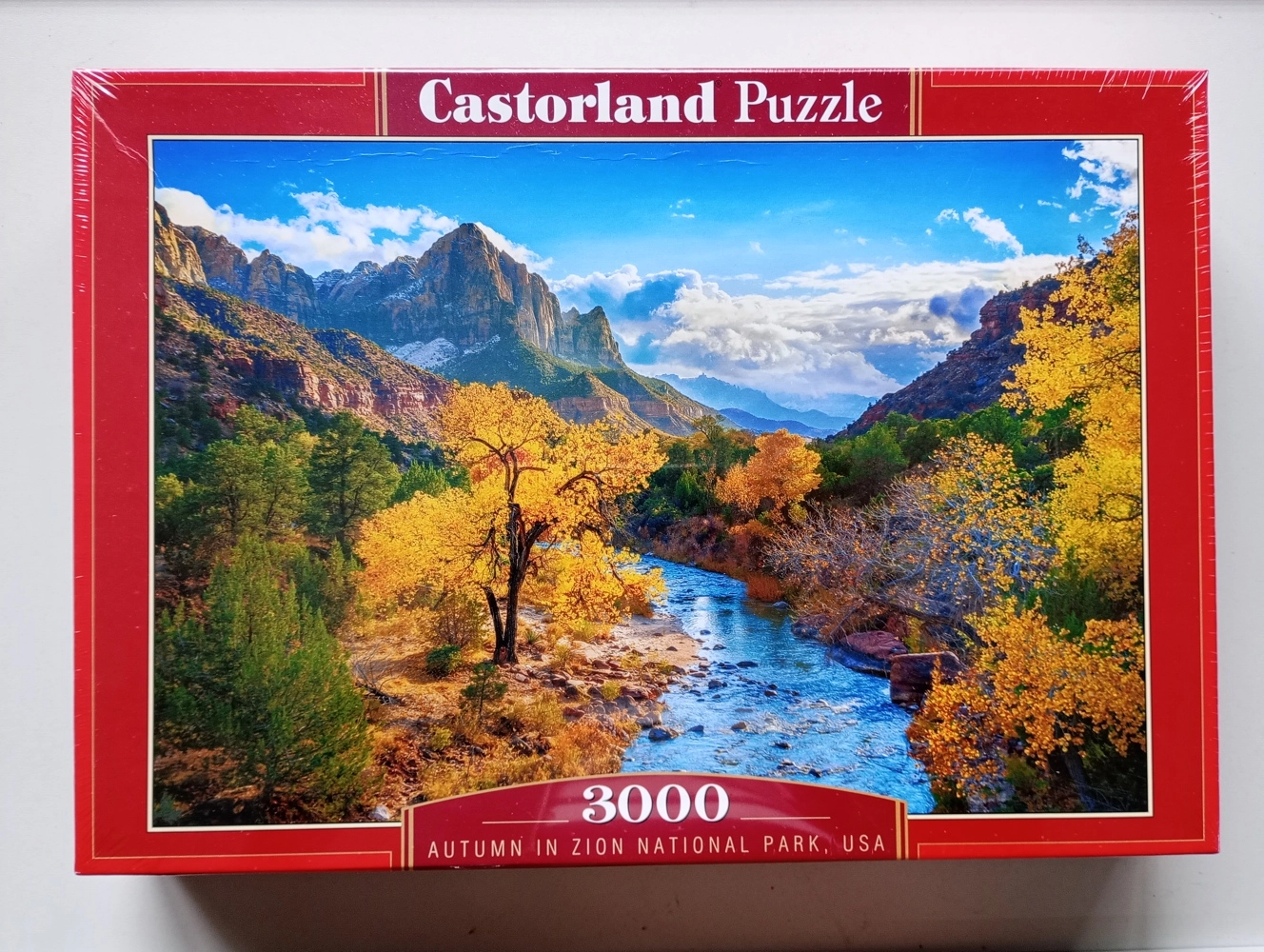 Zion Nationalpark im Herbst, USA (Delle im Cover)