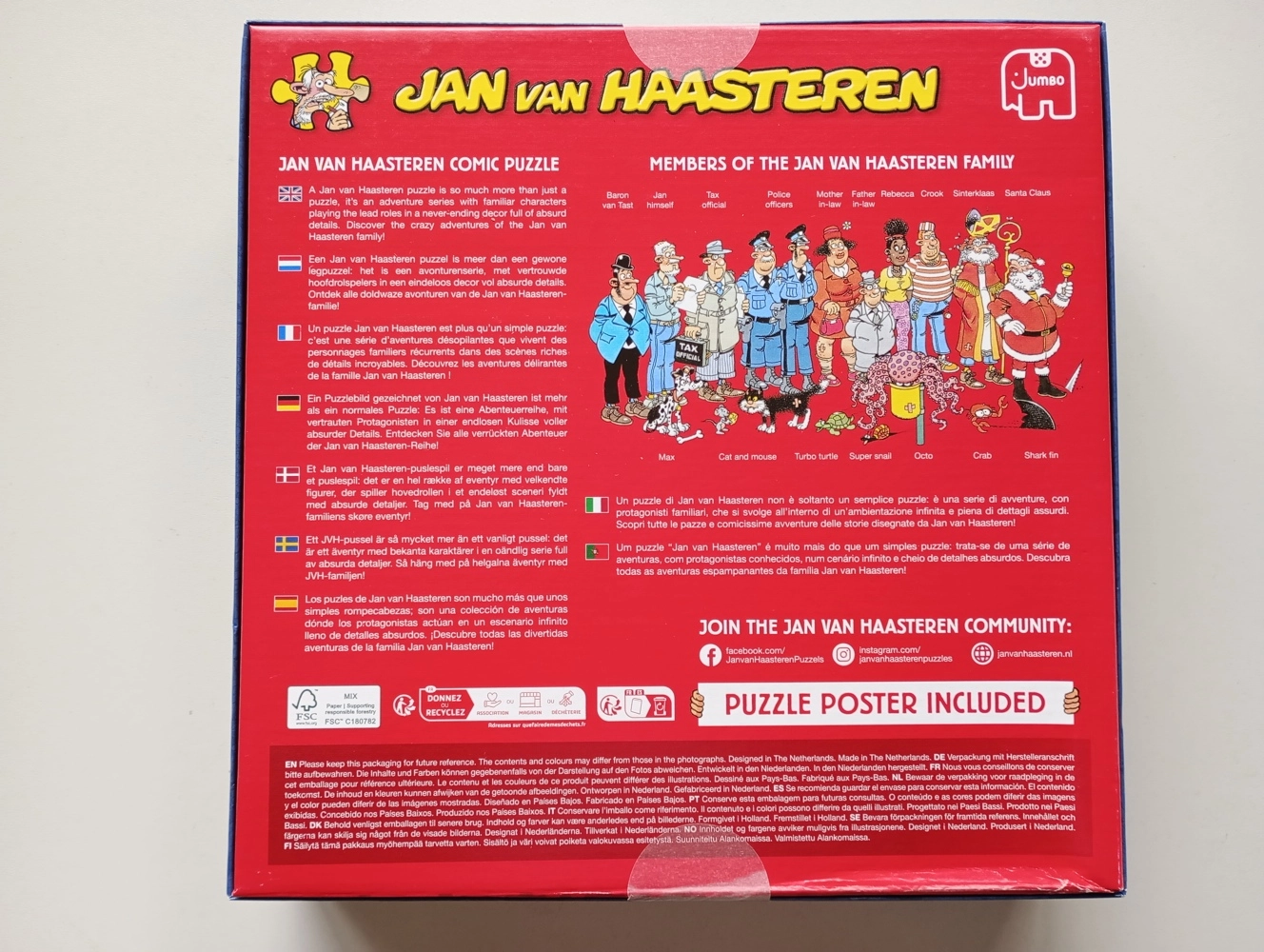 Heiss und Heillos - Jan van Haasteren (eingedrückte Schachtel)