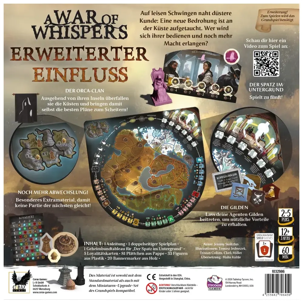 A war of Whispers - Expansion of Influence Erweiterung - DE