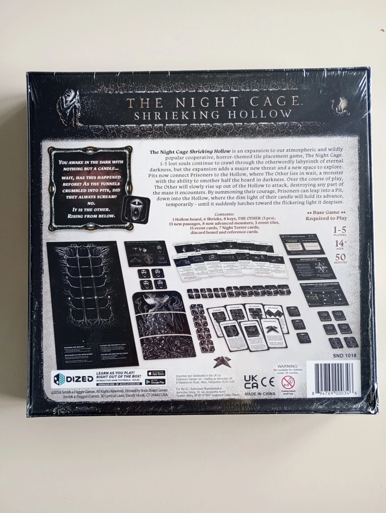 The Night Cage: Shrieking Hollow Expansion - EN (Schachtelboden gerissen)