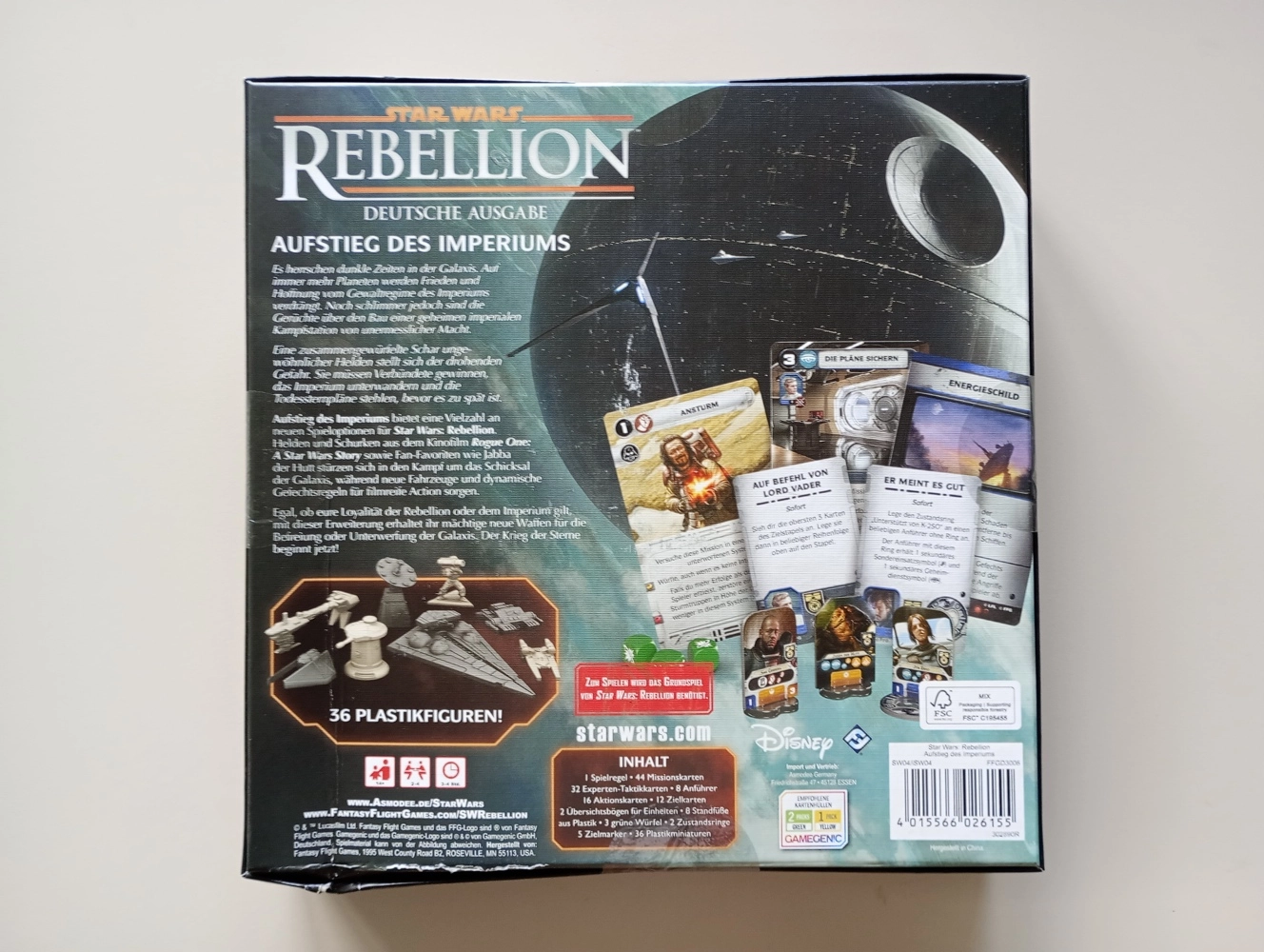Star Wars Rebellion Erweiterung - Aufstieg des Imperiums (beschädigte Box)