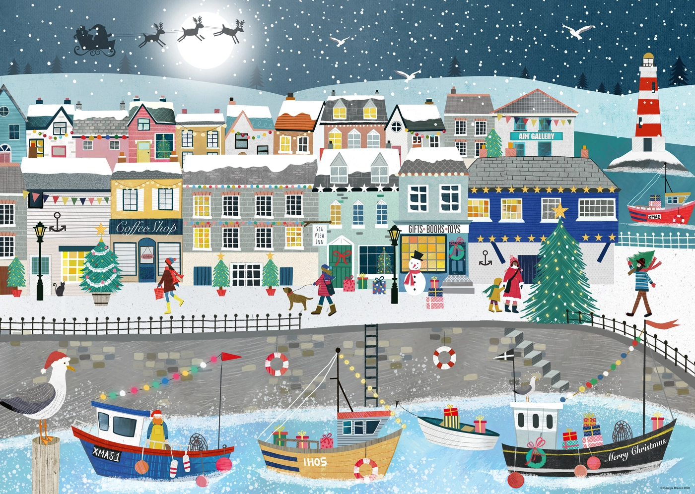 Weihnachten am Hafen