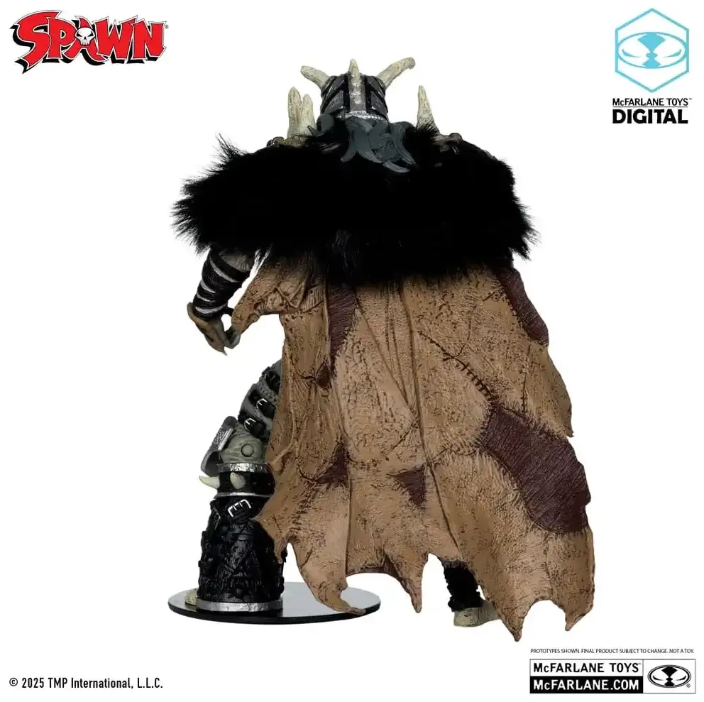 Spawn Actionfigur Bloodaxe mit Pferd (Spawn: The Dark Ages) (Gold Label) 18 cm