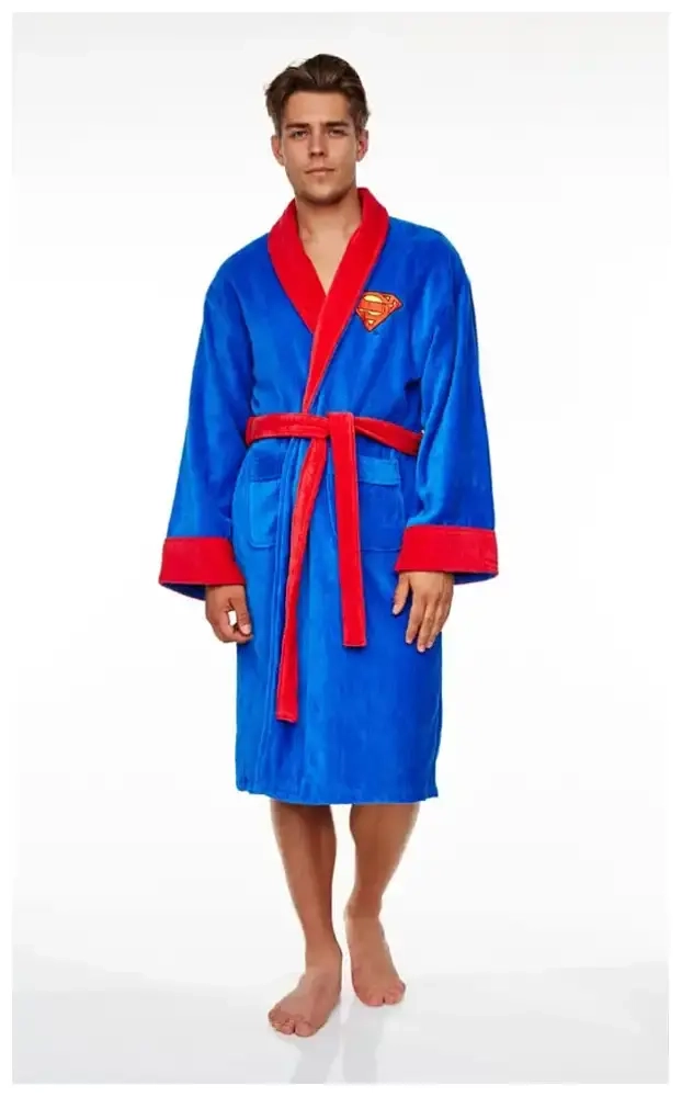 DC Comics Fleece-Bademantel Superman