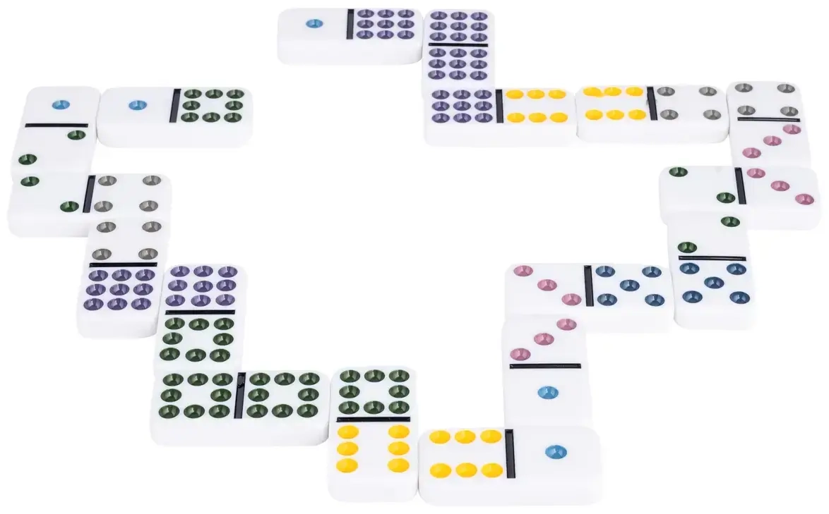 Domino Color 9, 55 Steine