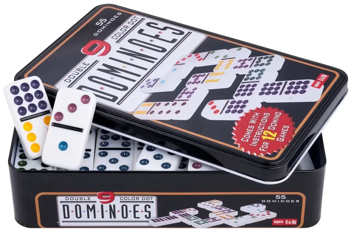 Domino Color 9, 55 Steine