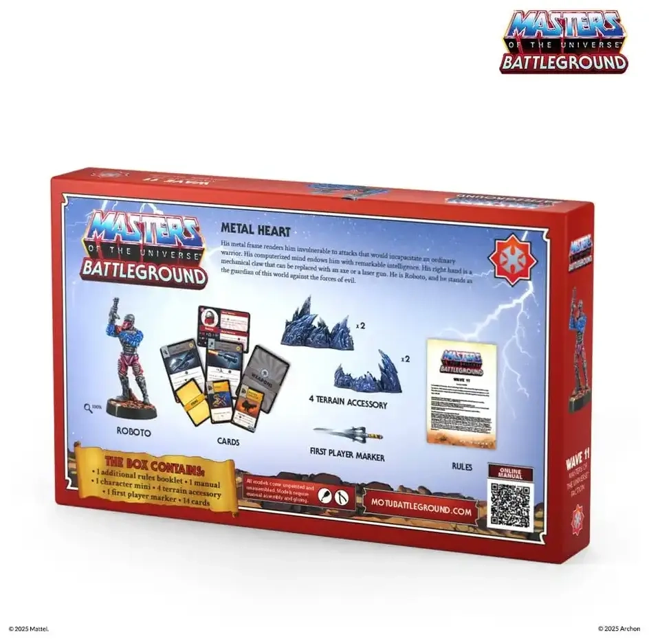 Masters of the Universe Battleground Wave 11 MOTU Faction Roboto DT