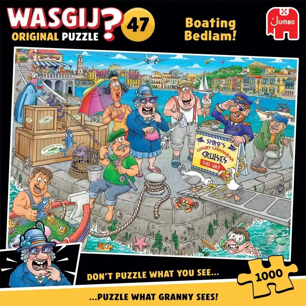 Bootschaos - Wasgij Original 47 - 1000 Teile Puzzle