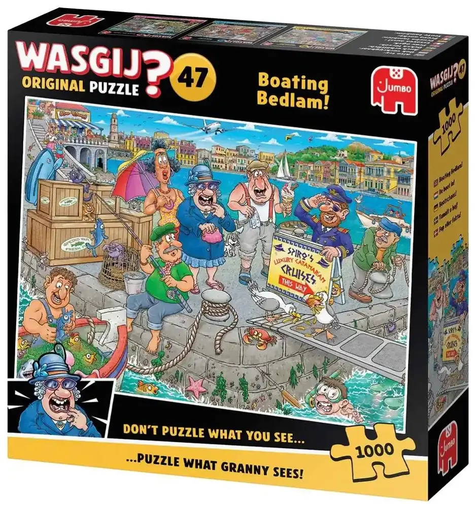 Bootschaos - Wasgij Original 47 - 1000 Teile Puzzle