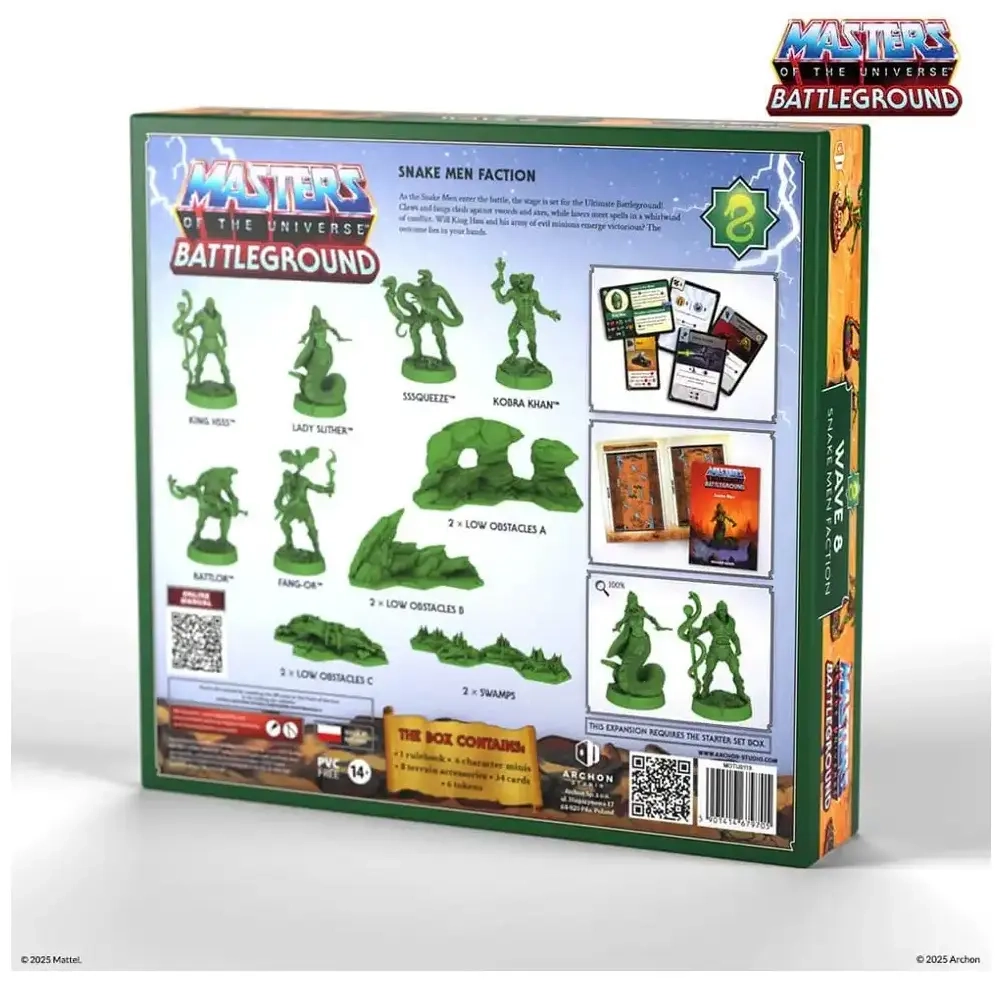 Masters of the Universe - Battleground Wave 8 Snake Men Faction - Expansion - EN