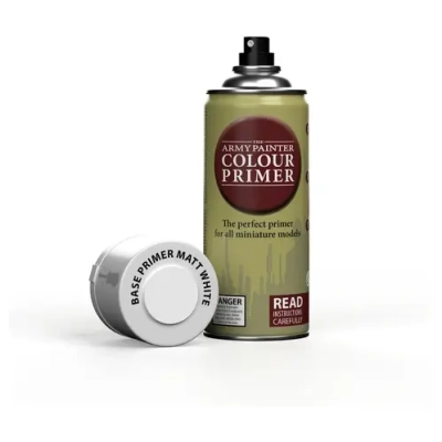 Base Primer - Matt White Spray (400ml)