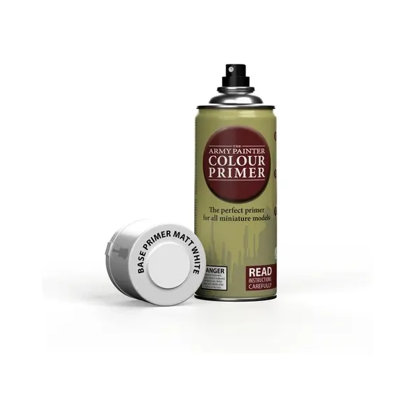Base Primer - Matt White Spray (400ml)