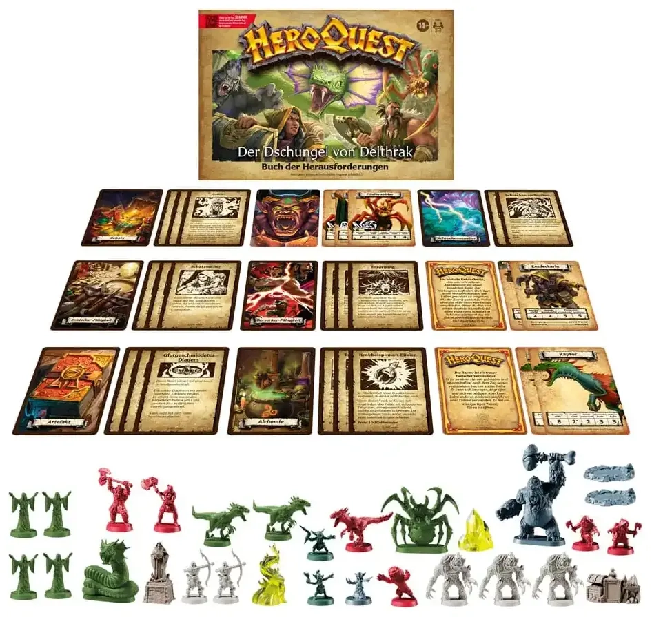 Avalon Hill HeroQuest Der Dschungel von Delthrak Abenteuerpack - DE