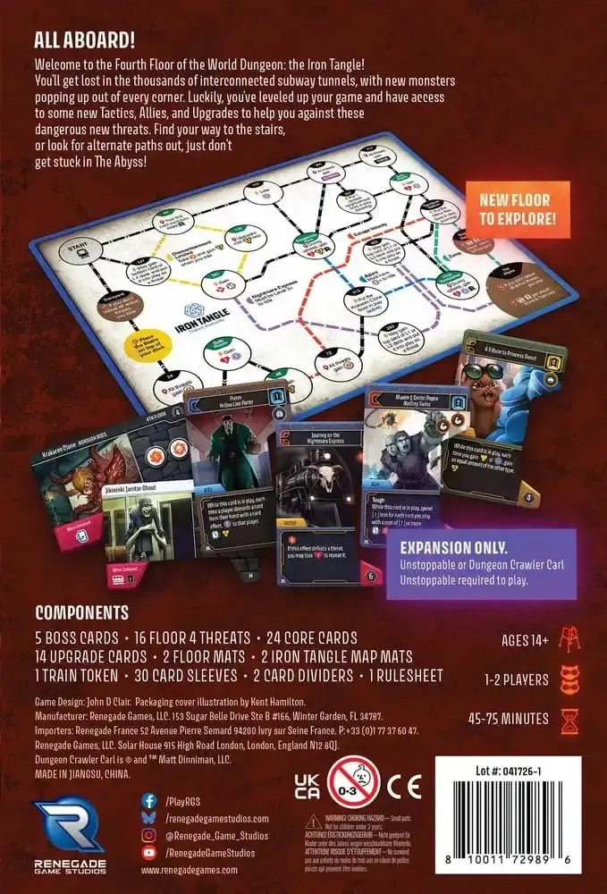 Dungeon Crawler Carl Unstoppable - Iron Tangle Expansion - EN
