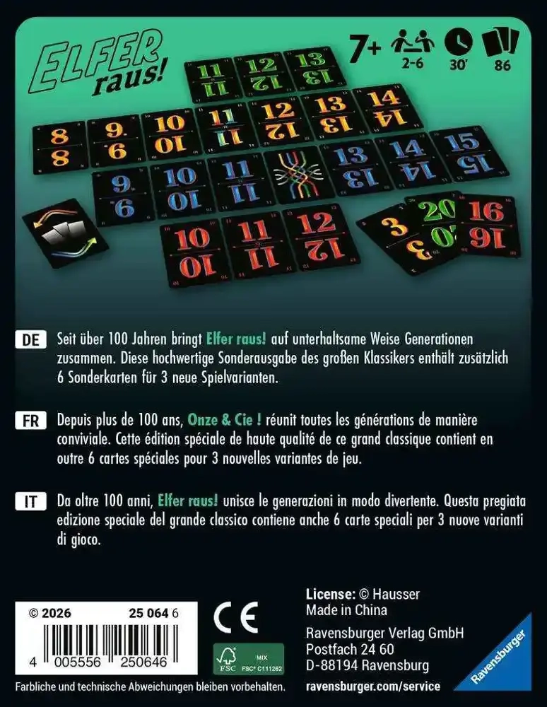 Elfer raus! Special Edition - DE/FR/IT