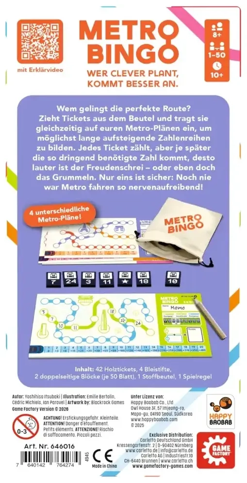 Metro Bingo
