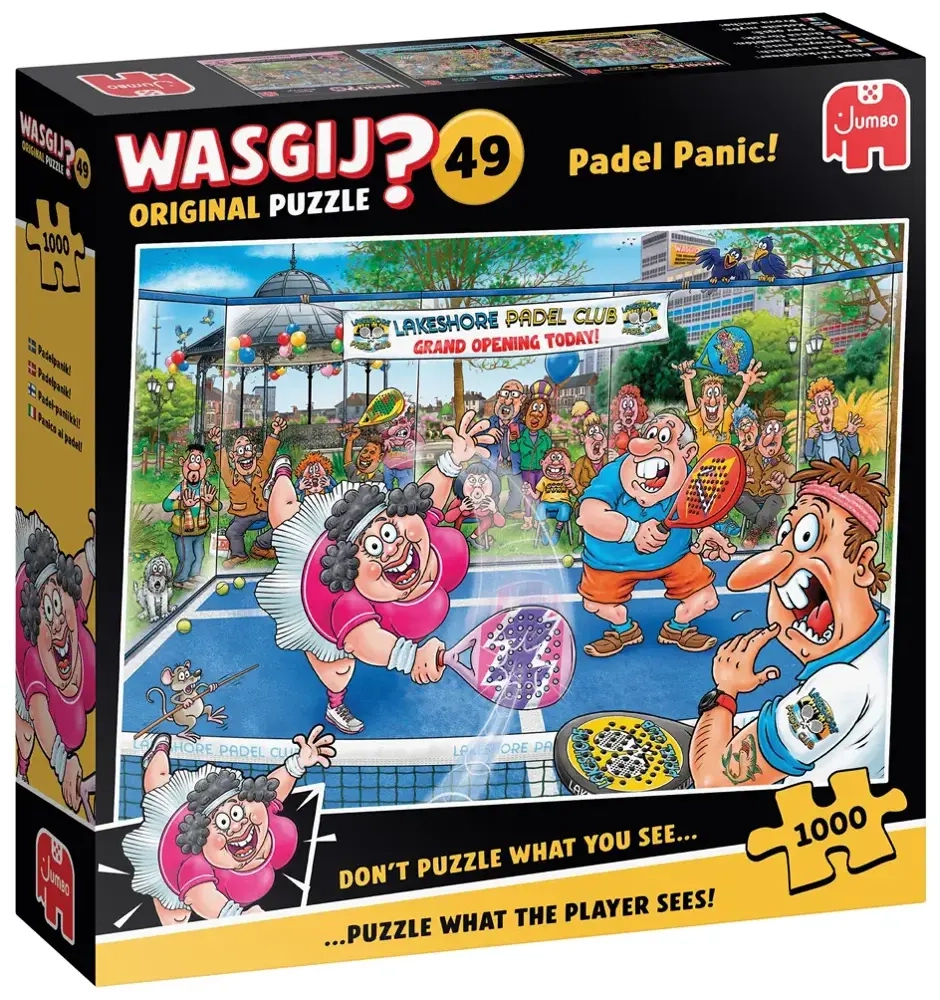 Panik auf dem Padelplatz! - Wasgij Original 49