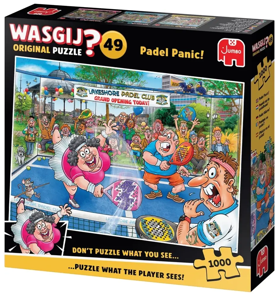 Panik auf dem Padelplatz! - Wasgij Original 49
