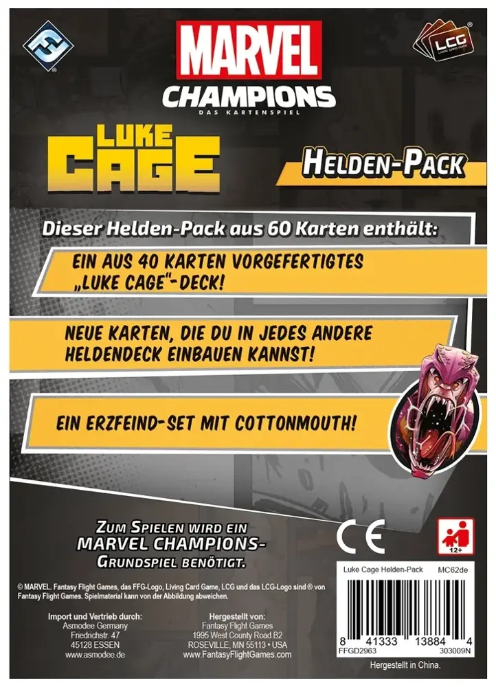 Marvel Champions - Das Kartenspiel Luke Cage Erweiterung - DE