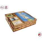 e-Raptor - Sortiereinsatz für Catan + Händler & Barbaren + 5/6 Spielererweiterungen aus Holz