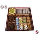 e-Raptor - Sortiereinsatz für Catan + Händler & Barbaren + 5/6 Spielererweiterungen aus Holz