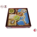 e-Raptor - Sortiereinsatz für Catan + Händler & Barbaren + 5/6 Spielererweiterungen aus Holz
