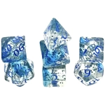 Würfelset Confetti: Blue Sulfer (7)