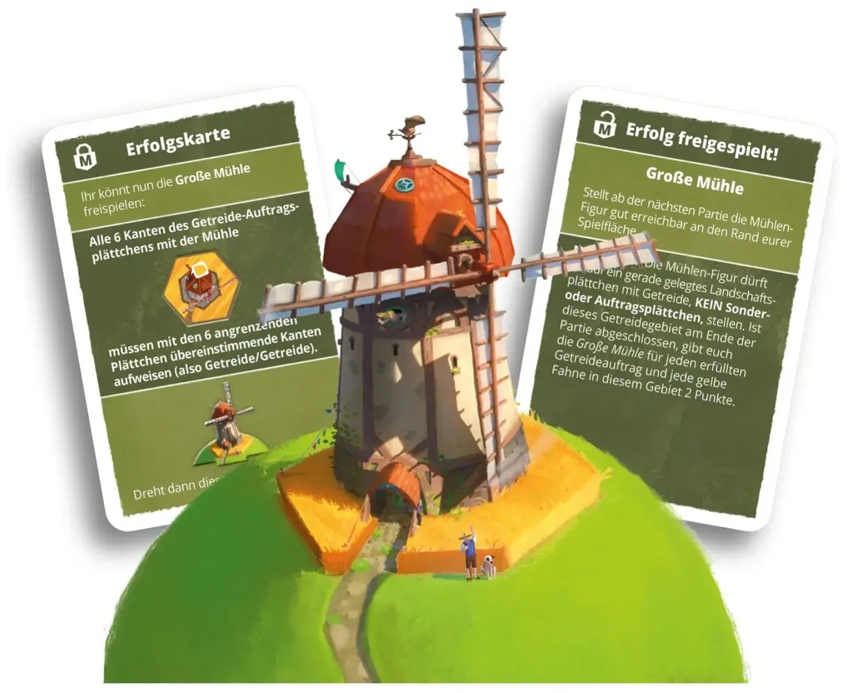 Dorfromantik – Das Brettspiel: Grosse Mühle - Mini-Erweiterung