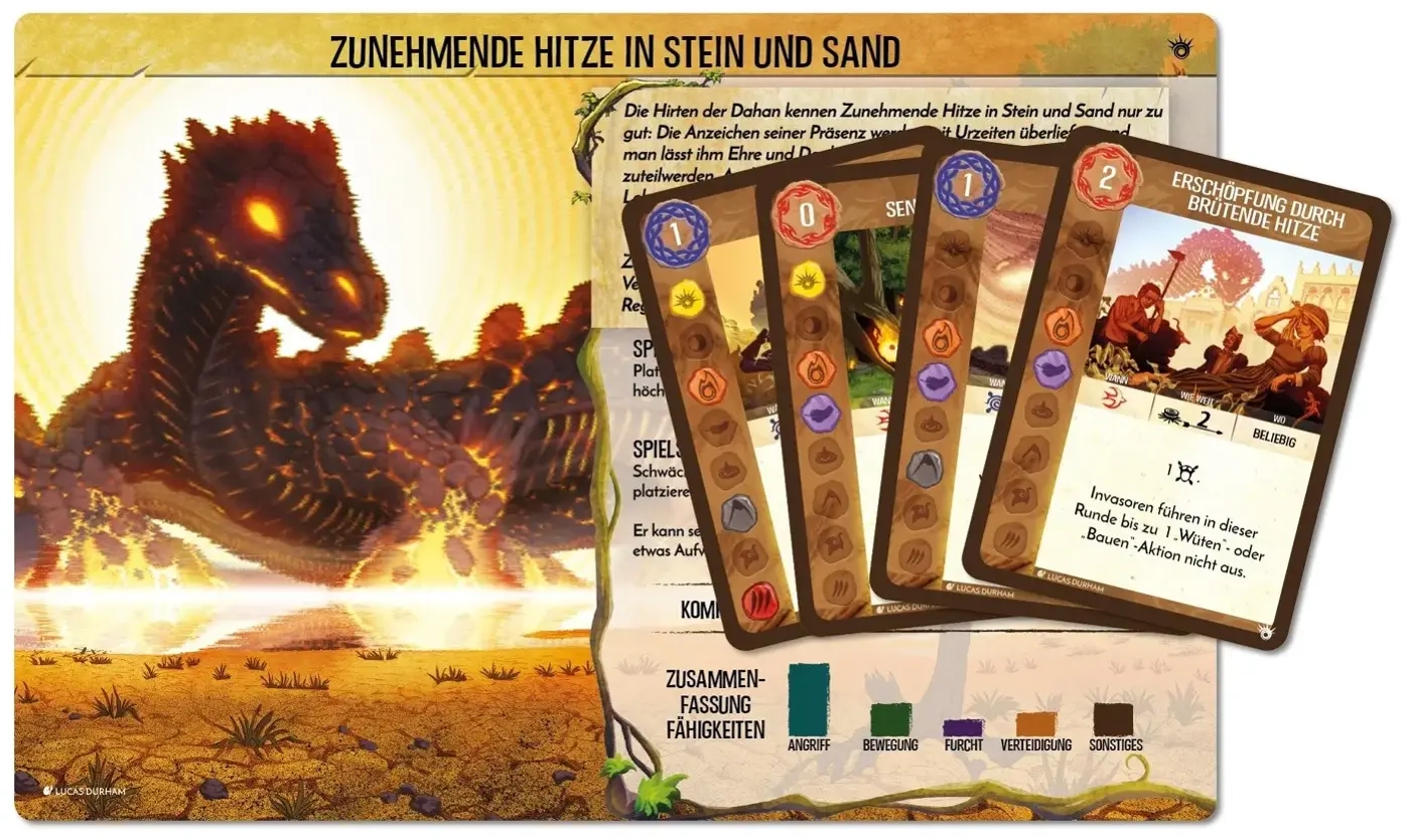 Spirit Island - Zunehmende Hitze in Stein und Sand Mini-Eweiterung