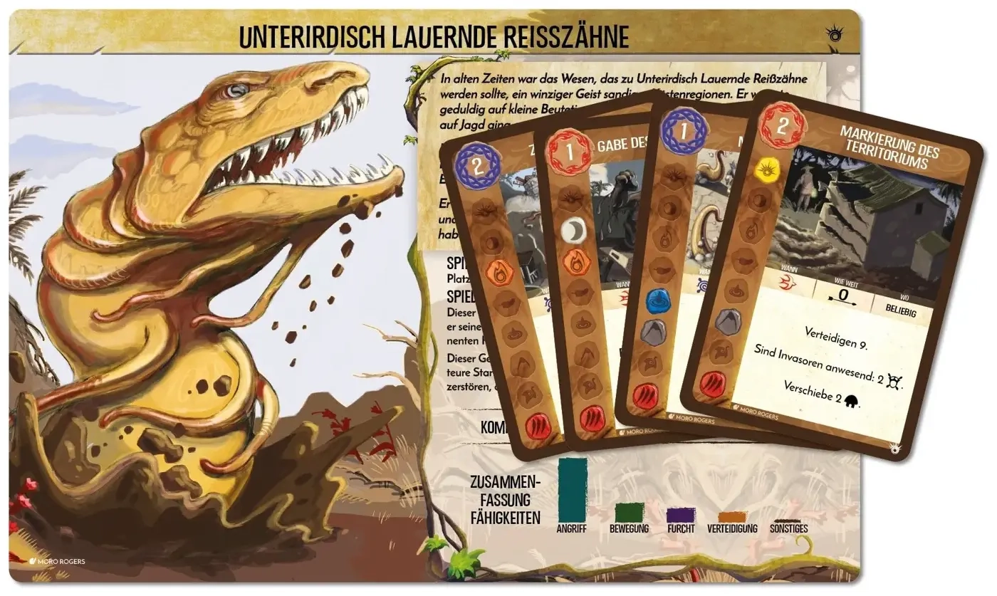Spirit Island - Unterirdisch lauernde Reisszähne Minierweiterung