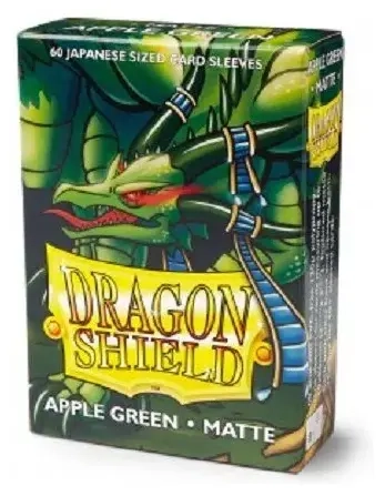 Dragon Shield Small Sleeves - Japanese Matte Apple Green (60 Sleeves)