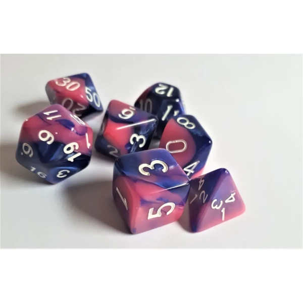 Würfelset: Pink Galaxy (7)